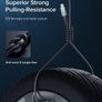 USB C Cable, 100W [2m+2m] 20V/5A PD QC4.0 Fast Charging USB C to USB C Charger Cable, Nylon Braided Phone Charger Type C Data Cord for MacBook 2020 Air Samsung Galaxy S21 S20 Xiaomi Huawei iPad Image 5