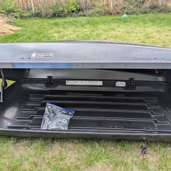 Modula Ciao 430 litre black roof box.