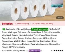 Self-Adhesive Foam Wall Panels - NEW