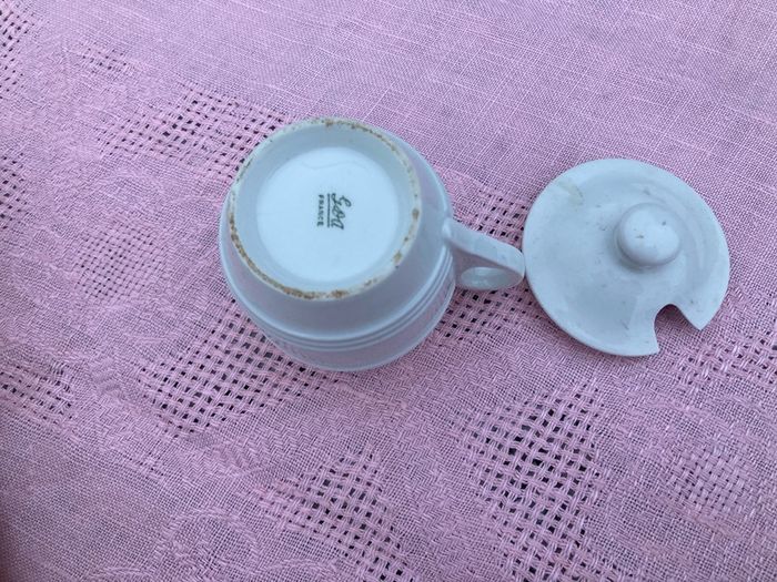 Limoges mustard pot