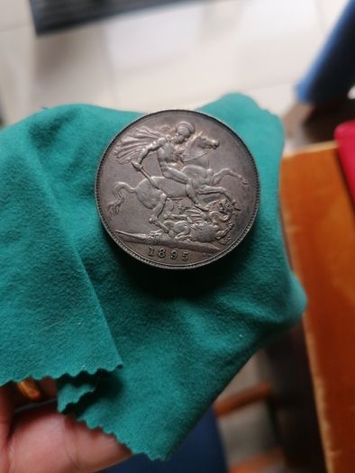 1895 Silver Crown Coin