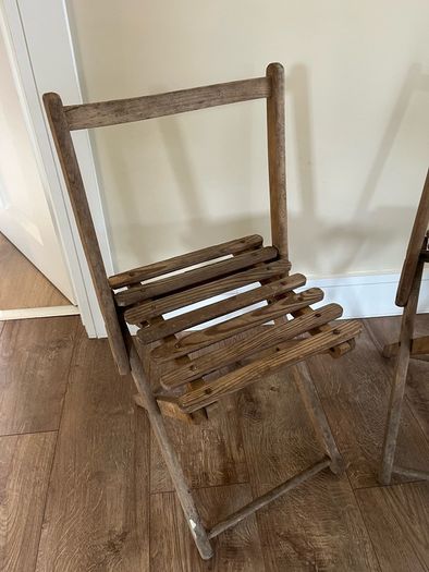 Vintage French Folding Chairs