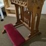 Antique Gothic Oak Prayer Bench Kneeler Stool Image 5