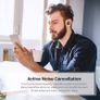 Hybrid ANC Wireless Earbuds Active Noise Cancelling Headphones Bluetooth 5.0 TWS Stereo in Ear Earphones, Immersive Sound Premium Deep Bass Built in 3 Mic Headset,Black Image 6