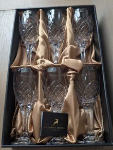 Killarney Crystal wine glasses set of 6