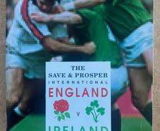 Very Rare 1994 England v Ireland - Five Nations Championship Programme