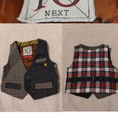 Next Baby Waistcoat, Wool mix,