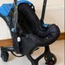 Baby Car Seat & Stroller, Black & Blue Image 4