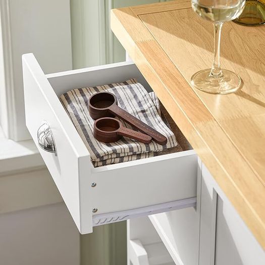 Kitchen  island The  Ultimate Contemporary Kitchen Island Storage Cabinet with Wheels Multifunctional