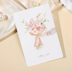 Brand New Husalsea 12 Sheets Birthday Card, Cards With Envelope Kraft Envelope Forest Animal Pattern