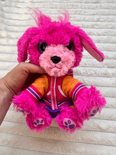 Scruff-A-Luvs Pink Puppy Dog Soft Plush approx. 23 cm. Used Dirty Please see photos