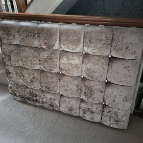 Double divan bed headboard