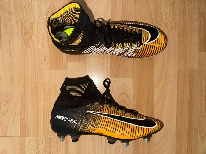 Nike Mercurial Superfly 5 SG Pro Anti-Clog Black Laser Orange 889286-802