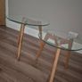 glass top nest of tables Image 3