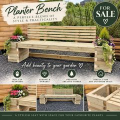 Planter Bench