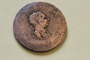 1806 UK George III Half Penny