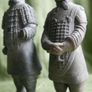 Vintage Terracotta Army Chinese Warrior Soldier Small Figurine Statue Figure Image 3