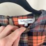 YMC Oversize Balloon Dress Sz 8UK 4US S Plaid Patchwork Soft Puff Sleeves Casual Image 7