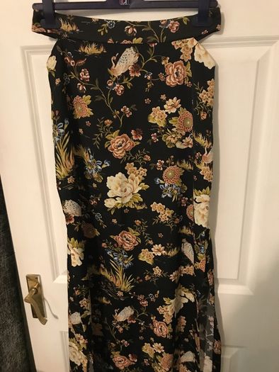 zara maxi skirt