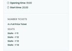 4 x Gearoid Farrelly tickets Carlow