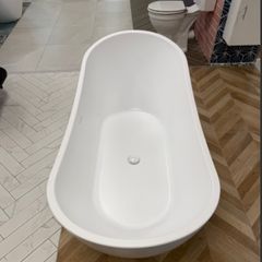 1700 x 730mm Freestanding Bath - Matt White