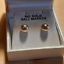 ladies 9ct gold earrings Image 3