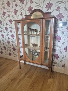 Edwardian Mahogany display cabinet