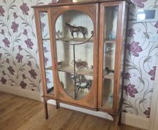 Edwardian Mahogany display cabinet