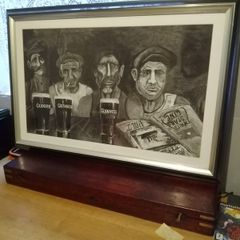 Collectable old art  Titanic and Guinness