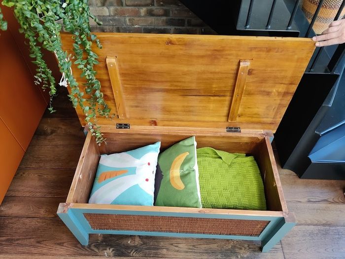 Vintage Upcycled Coffee table/ Blanket Chest