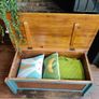 Vintage Upcycled Coffee table/ Blanket Chest Image 9