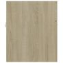 Sink Cabinet with Built-in Basin Sonoma Oak Chipboard Image 7