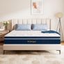 Hybrid Mattresses-26CM Double Mattress-Pocket Spring with Memory Foam Medium Firm Strengthen Edge Support, with Motion Isolation-135x190x26CM Image 2