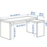 Large White L-Shaped Corner Desk / Home Office Workstation Image 4