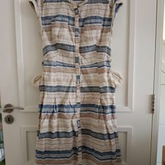 Monsoon linen dress UK 8 in very good condition with no issues see last two photos for exact measurements FREE STANDARD POSTAGE INCLUDED