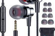 Earphones, In-Ear Headphones Earphones with High Sensitivity Microphone &amp; Volume Control, Noise Isolating, High Definition, Pure Stereo Sound for iPhone, iPod, iPad, MP3 Players, Galaxy, etc