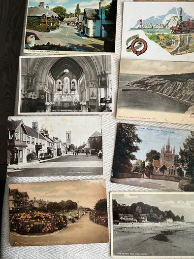 Isle of Wight vintage postcards. 1 euro each. Discount for multiple purchases