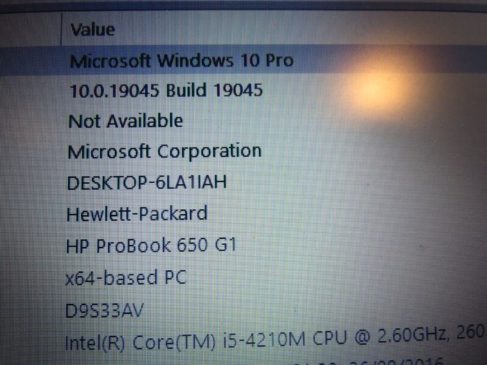 Laptop HP ProBook - 2