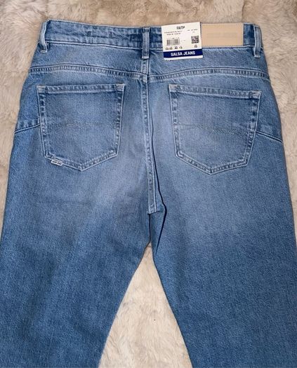 Salsa Jeans Light Blue Wash Faith Push In Bootcut W32 L30 With Tags