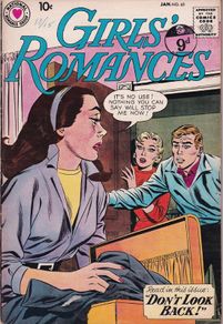 Girl's Romances #65 Don't Look Back 1960 Dc Silver Age Comic