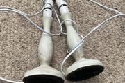 Nude greyish small lamp bases