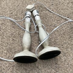 Nude greyish small lamp bases