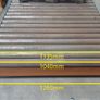 Heavy Duty Used Gravity 16 Roller Conveyor-24cm H Image 2