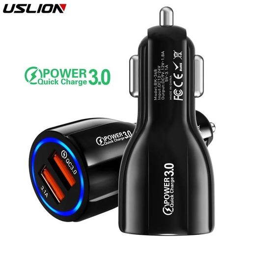 Car Charger USB C Lighter USB Charger, 2 Ports Car Charger Mobile Phone, Quick Charge PD Ports and QC 3.0 Compatible with iPhone13, iPad Samsung Galaxy,Huawei, Xiaomi, Tablet