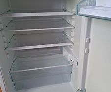 Fridge, dishwasher, chest freezer, microwave