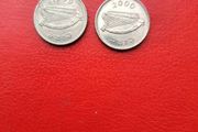 2 Irish 10p in Sequence 1999/2000