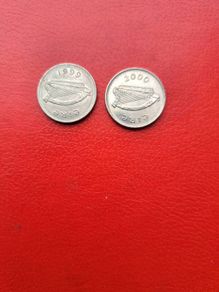 2 Irish 10p in Sequence 1999/2000