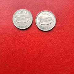 2 Irish 10p in Sequence 1999/2000
