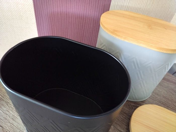 Set of x2 Kitchen Storage Tins