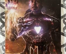 Iron Man Canvas Frame - As New